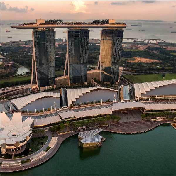 Signapore is modern, streng maar veilig